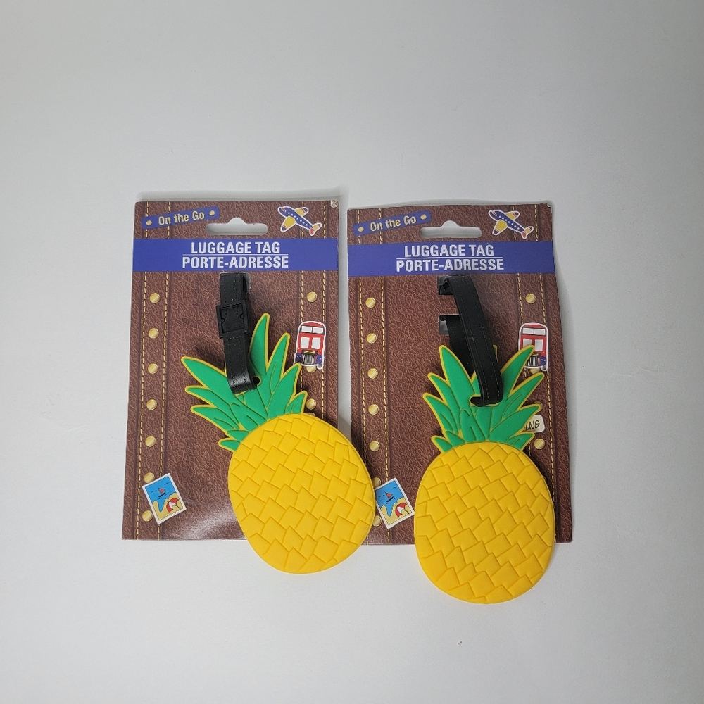 Pineapple ID Address Holder Luggage Tag